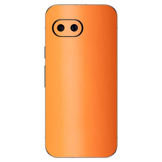 Folie skin SILKASE pentru Google Pixel 9a, protectie spate telefon, portocaliu mat (Pixel 9a, S2103) by www.silkase.ro