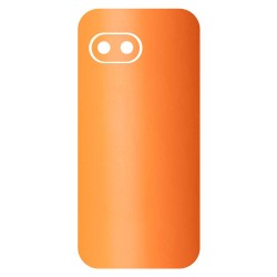 Folie skin SILKASE pentru Google Pixel 9a, protectie spate telefon, portocaliu mat