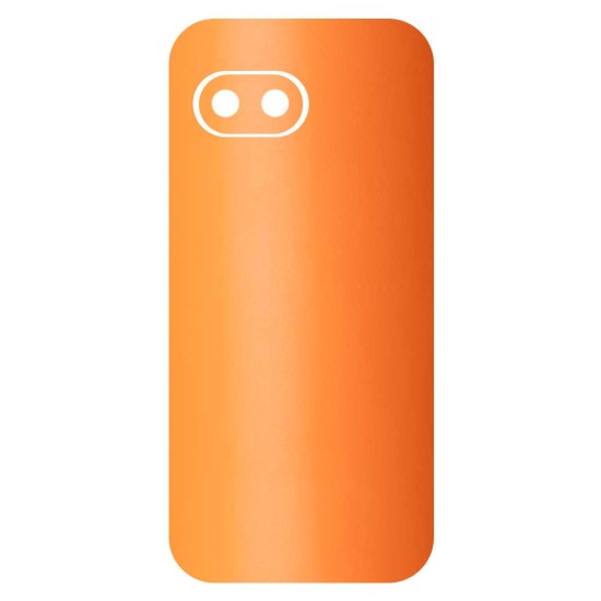 Folie skin SILKASE pentru Google Pixel 9a, protectie spate telefon, portocaliu mat (Pixel 9a, S2103) by www.silkase.ro