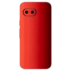 Folie skin SILKASE pentru Google Pixel 9a, protectie spate telefon, rosu lucios