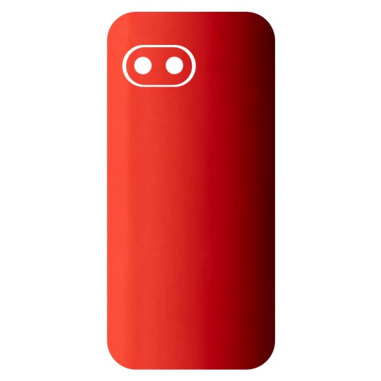 Folie skin SILKASE pentru Google Pixel 9a, protectie spate telefon, rosu lucios (Pixel 9a, S2116) by www.silkase.ro