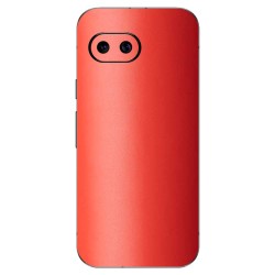 Folie skin SILKASE pentru Google Pixel 9a, protectie spate telefon, rosu mat