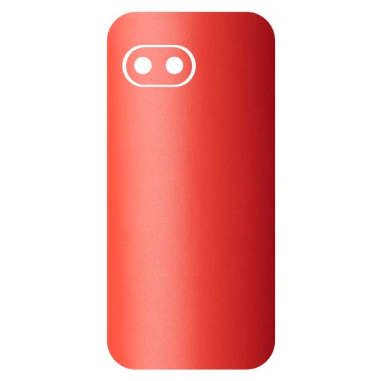 Folie skin SILKASE pentru Google Pixel 9a, protectie spate telefon, rosu mat (Pixel 9a, S2117) by www.silkase.ro
