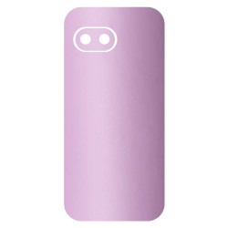 Folie skin SILKASE pentru Google Pixel 9a, protectie spate telefon, roz deschis mat