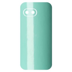 Folie skin SILKASE pentru Google Pixel 9a, protectie spate telefon, turcoaz lucios