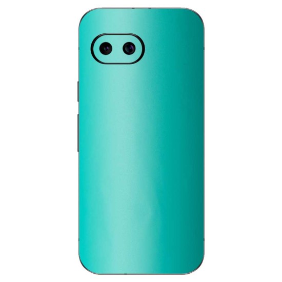 Folie skin SILKASE pentru Google Pixel 9a, protectie spate telefon, turcoaz mat (Pixel 9a, S2115) by www.silkase.ro