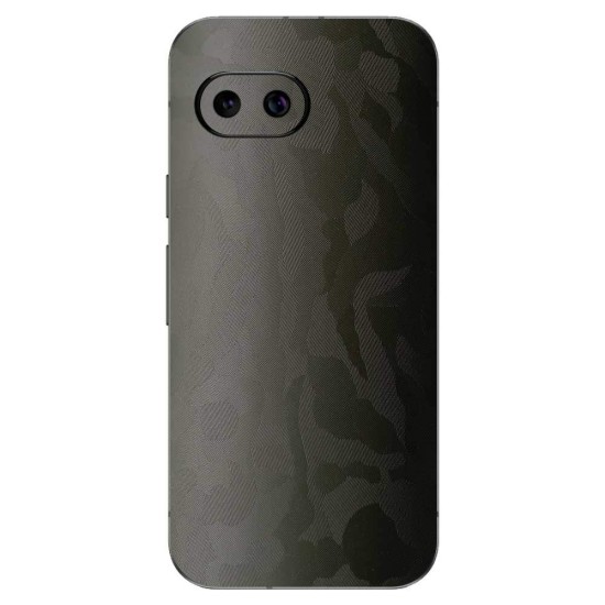 Folie skin SILKASE pentru Google Pixel 9a, protectie spate telefon, verde camuflaj (Pixel 9a, S2111) by www.silkase.ro