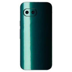 Folie skin SILKASE pentru Google Pixel 9a, protectie spate telefon, verde emerald