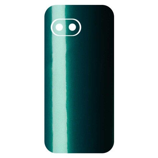Folie skin SILKASE pentru Google Pixel 9a, protectie spate telefon, verde emerald (Pixel 9a, S2101) by www.silkase.ro
