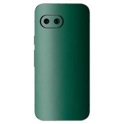Folie skin SILKASE pentru Google Pixel 9a, protectie spate telefon, verde inchis mat