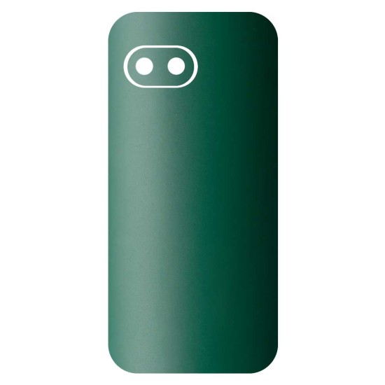 Folie skin SILKASE pentru Google Pixel 9a, protectie spate telefon, verde inchis mat (Pixel 9a, S2104) by www.silkase.ro