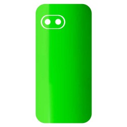 Folie skin SILKASE pentru Google Pixel 9a, protectie spate telefon, verde neon lucios