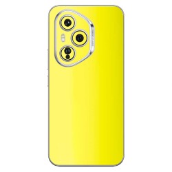 Folie skin SILKASE pentru Honor 400 Pro, protectie spate telefon, galben fluorescent