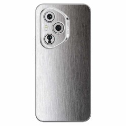 Folie skin SILKASE pentru Honor 400 Pro, protectie spate telefon, gri deschis brushed