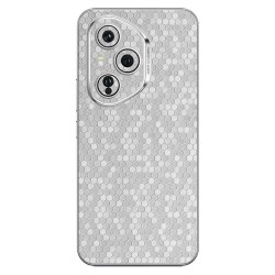Folie skin SILKASE pentru Honor 400 Pro, protectie spate telefon, gri hexa