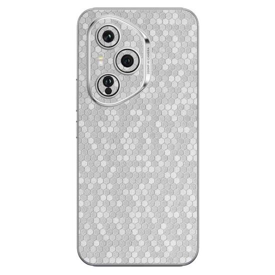 Folie skin SILKASE pentru Honor 400 Pro, protectie spate telefon, gri hexa (SILKASE, 400 Pro) by www.silkase.ro Folie skin SILKASE pentru Honor 400 Pro, protectie spate telefon, gri hexa (400 Pro, S2164) by www.silkase.ro