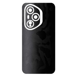 Folie skin SILKASE pentru Honor 400 Pro, protectie spate telefon, negru camuflaj