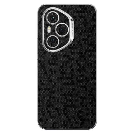 Folie skin SILKASE pentru Honor 400 Pro, protectie spate telefon, negru hexa (SILKASE, 400 Pro) by www.silkase.ro Folie skin SILKASE pentru Honor 400 Pro, protectie spate telefon, negru hexa (400 Pro, S2162) by www.silkase.ro