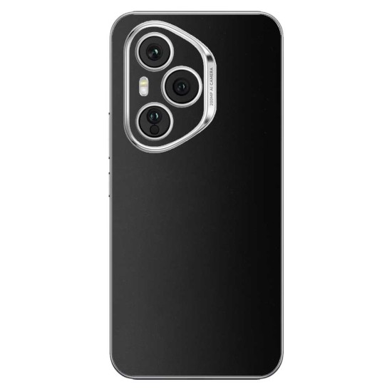 Folie skin SILKASE pentru Honor 400 Pro, protectie spate telefon, negru mat (400 Pro, S2171) by www.silkase.ro