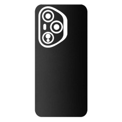 Folie skin SILKASE pentru Honor 400 Pro, protectie spate telefon, negru mat