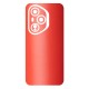 Folie skin SILKASE pentru Honor 400 Pro, protectie spate telefon, rosu mat (400 Pro, S2181) by www.silkase.ro