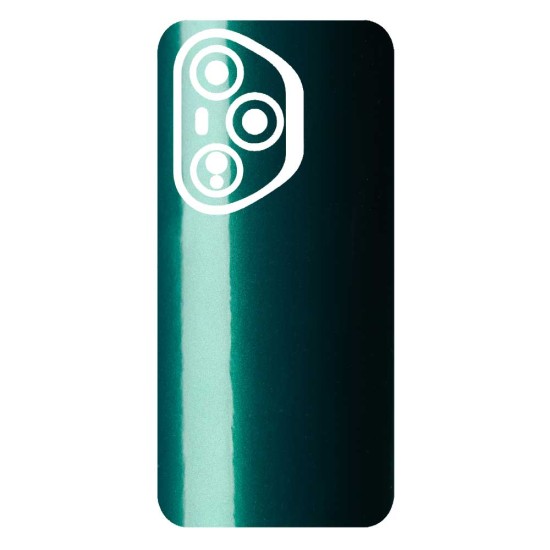 Folie skin SILKASE pentru Honor 400 Pro, protectie spate telefon, verde emerald (400 Pro, S2165) by www.silkase.ro