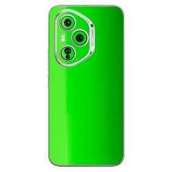 Folie skin SILKASE pentru Honor 400 Pro, protectie spate telefon, verde neon lucios