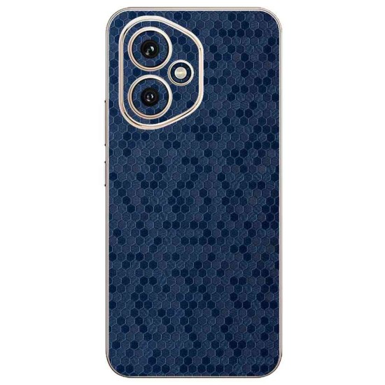 Folie skin SILKASE pentru Honor 400, protectie spate telefon, albastru hexa (400, S2131) by www.silkase.ro