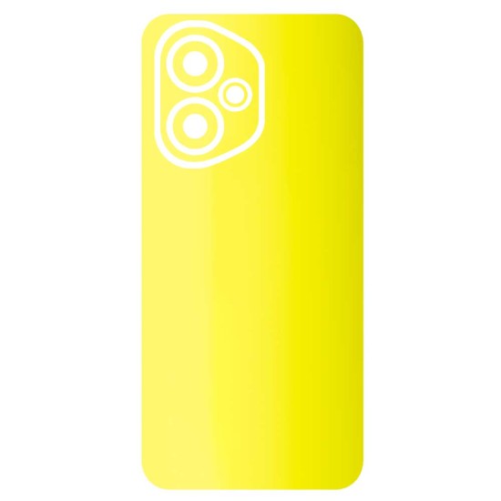 Folie skin SILKASE pentru Honor 400, protectie spate telefon, galben fluorescent (400, S2142) by www.silkase.ro