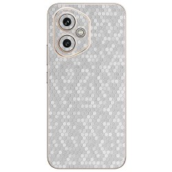 Folie skin SILKASE pentru Honor 400, protectie spate telefon, gri hexa