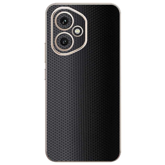 Folie skin SILKASE pentru Honor 400, protectie spate telefon, matrix negru (400, S2151) by www.silkase.ro