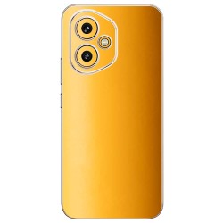 Folie skin SILKASE pentru Honor 400, protectie spate telefon, portocaliu deschis mat