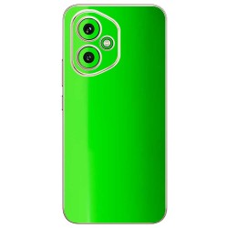 Folie skin SILKASE pentru Honor 400, protectie spate telefon, verde neon lucios