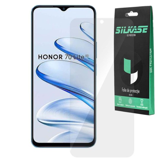 Folie SILKASE pentru Honor 70 Lite, protectie ecran, silicon regenerabil (SILKASE, 70 Lite) by www.silkase.ro Folie SILKASE pentru Honor 70 Lite, protectie ecran, silicon regenerabil (70 Lite, F6906) by www.silkase.ro