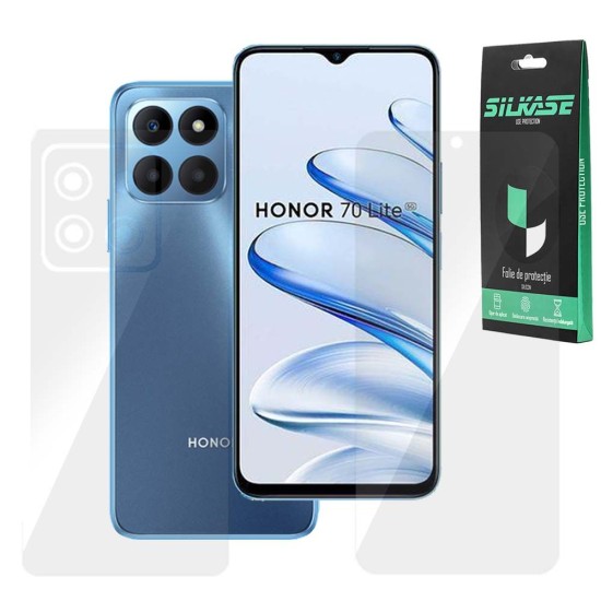 Set 2 folii SILKASE pentru Honor 70 Lite, protectie telefon, silicon regenerabil (SILKASE, 70 Lite) by www.silkase.ro Set 2 folii SILKASE pentru Honor 70 Lite, protectie telefon, silicon regenerabil (70 Lite, F6908) by www.silkase.ro