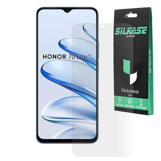 Folie mata SILKASE pentru Honor 70 Lite, protectie ecran, silicon (SILKASE, 70 Lite) by www.silkase.ro Folie mata SILKASE pentru Honor 70 Lite, protectie ecran, silicon (70 Lite, F6909) by www.silkase.ro