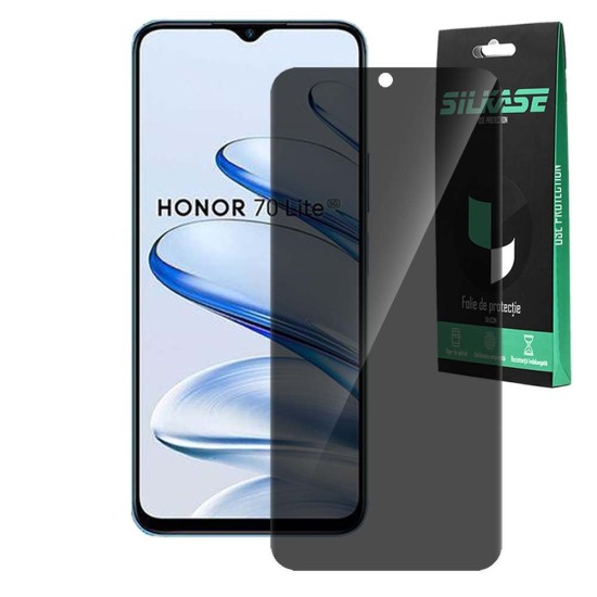 Folie privacy SILKASE pentru Honor 70 Lite, protectie ecran, silicon (SILKASE, 70 Lite) by www.silkase.ro Folie privacy SILKASE pentru Honor 70 Lite, protectie ecran, silicon (70 Lite, F6912) by www.silkase.ro