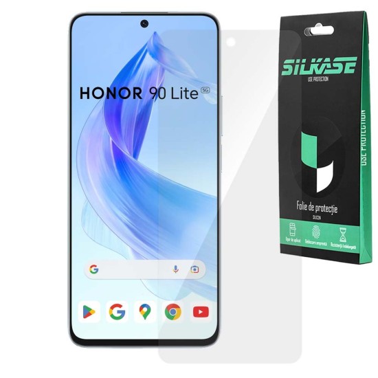 Folie SILKASE pentru Honor 90 Lite, protectie ecran, silicon regenerabil (SILKASE, 90 Lite) by www.silkase.ro Folie SILKASE pentru Honor 90 Lite, protectie ecran, silicon regenerabil (90 Lite, F6898) by www.silkase.ro