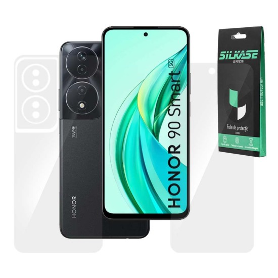 Set 2 folii SILKASE pentru Honor 90 Smart, protectie telefon, silicon regenerabil (SILKASE, 90 Smart) by www.silkase.ro Set 2 folii SILKASE pentru Honor 90 Smart, protectie telefon, silicon regenerabil (90 Smart, F7023) by www.silkase.ro