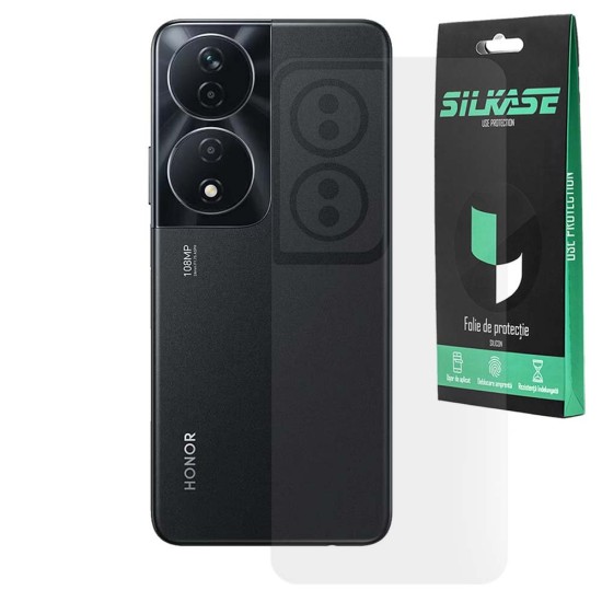 Folie spate mata SILKASE pentru Honor 90 Smart, protectie spate, silicon (SILKASE, 90 Smart) by www.silkase.ro Folie spate mata SILKASE pentru Honor 90 Smart, protectie spate, silicon (90 Smart, F7025) by www.silkase.ro