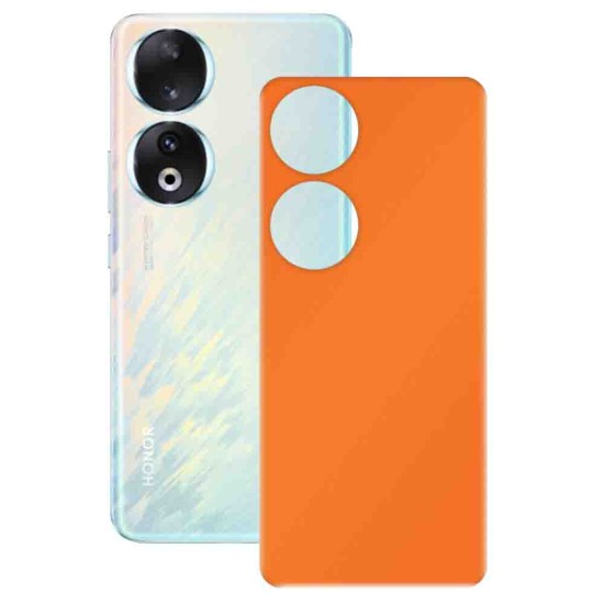 Folie skin SILKASE pentru Honor 90, portocaliu mat, protectie spate telefon (90, S1286) by www.silkase.ro