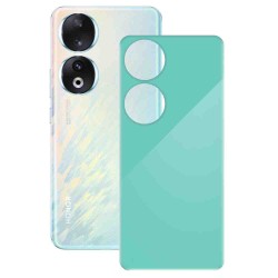 Folie skin SILKASE pentru Honor 90, turcoaz lucios, protectie spate telefon