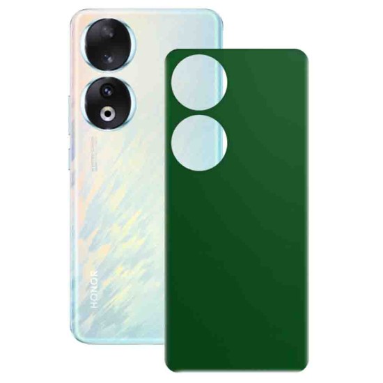Folie skin SILKASE pentru Honor 90, verde inchis mat, protectie spate telefon (90, S1292) by www.silkase.ro