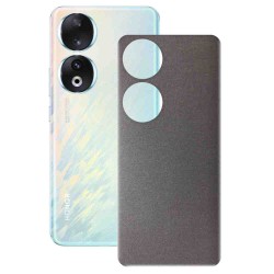 Folie skin SILKASE pentru Honor 90, gri brushed, protectie spate telefon