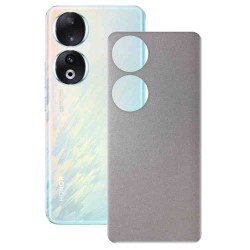 Folie skin SILKASE pentru Honor 90, gri deschis, protectie spate telefon