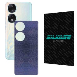 Folie skin SILKASE pentru Honor 90, albastru hexa, protectie spate telefon Folie skin SILKASE pentru Honor 90, albastru hexa, protectie spate telefon
