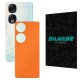 Folie skin SILKASE pentru Honor 90, portocaliu mat, protectie spate telefon (90, S1286) by www.silkase.ro