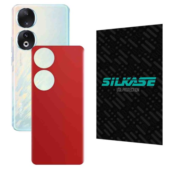 Folie skin SILKASE pentru Honor 90, rosu, protectie spate telefon (SILKASE, 90) by www.silkase.ro Folie skin SILKASE pentru Honor 90, rosu, protectie spate telefon (90, S1287) by www.silkase.ro
