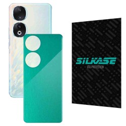 Folie skin SILKASE pentru Honor 90, turcoaz metalic, protectie spate telefon