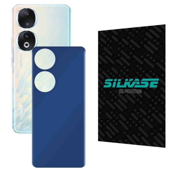 Folie skin SILKASE pentru Honor 90, albastru inchis mat, protectie spate telefon (90, S1272) by www.silkase.ro